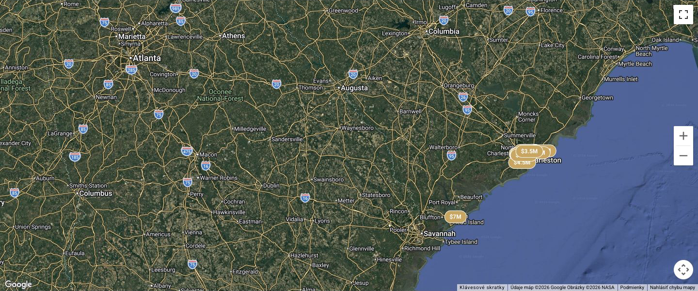 Ultra Collection Google Map displaying property price markers across several locations without community boundaries